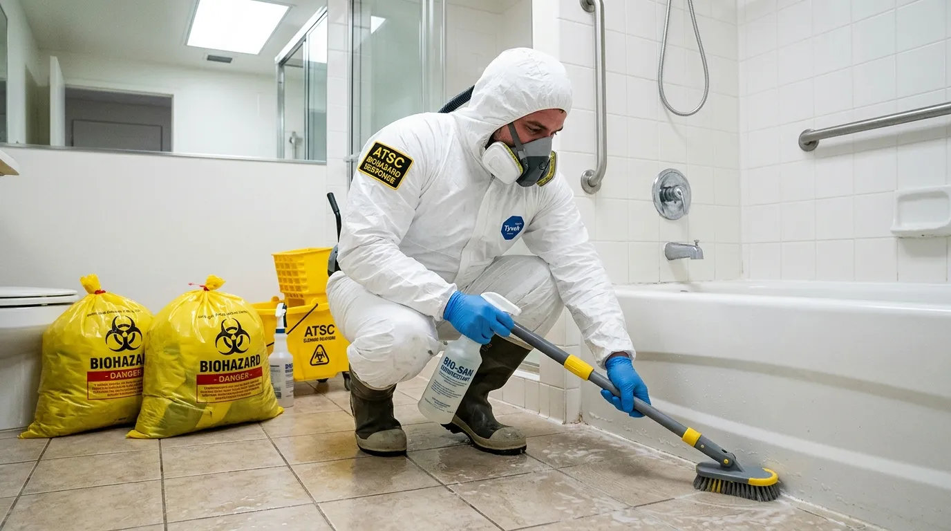 Decontamination equipment deployed for Blood Cleanup in East Saint Louis